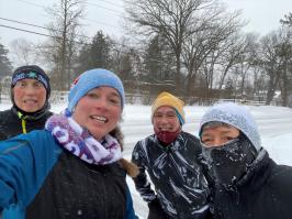 Chicago Group using Icespike ice cleats