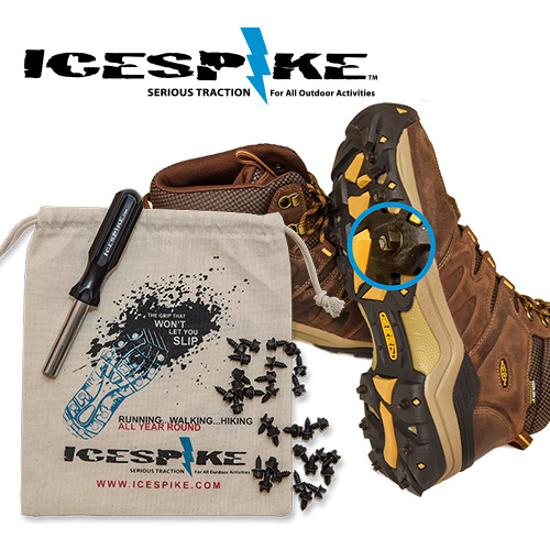 ICESPIKE for Running Walking Hiking Winter Shoes Boots Crampons Cleats